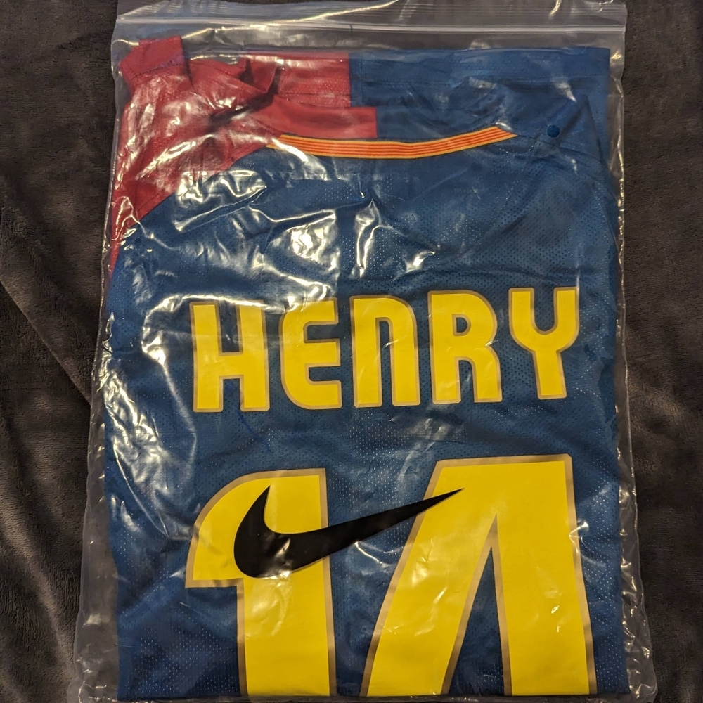 FC Barcelona Thierry Henry #14 Jersey Champions League Final 2009 - Picture 4 of 4